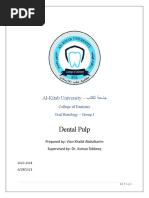 Dental Pulp: Al-Kitab University - باتكلا ةعماج