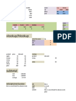 Vlookup/hlookup: Left/right/mid Function