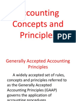 Accounting 1 (SHS) - Week 5 - Accounting Concepts and Principles