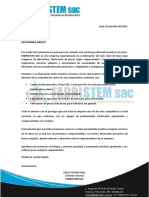 Carta de Presentacion Cecifarma Group
