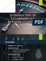 Introduction To Leadership