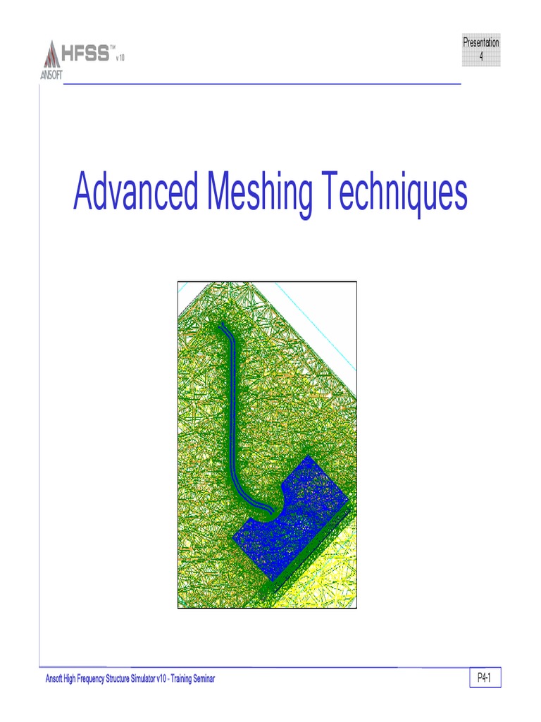 Advanced Meshing Techniques in HFSS | PDF | Resonance | Waveguide