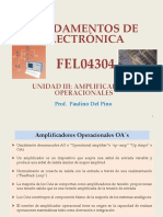 Unidad Iii - Amplificadores Operacionales