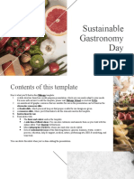 Sustainable Gastronomy Day Presentation