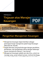 2 Tinjauan Dasar Manajemen Keuangan