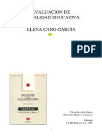 CAP.I -Evaluacion de la Calidad Educativa Elena Cano Garcia - Terras.edu.ar 30 PAG