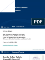 Biostatistics POPH90013 Enes Makalic