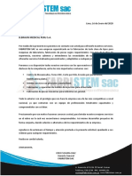 Carta de Presentacion B.braun Medical Peru S.A.