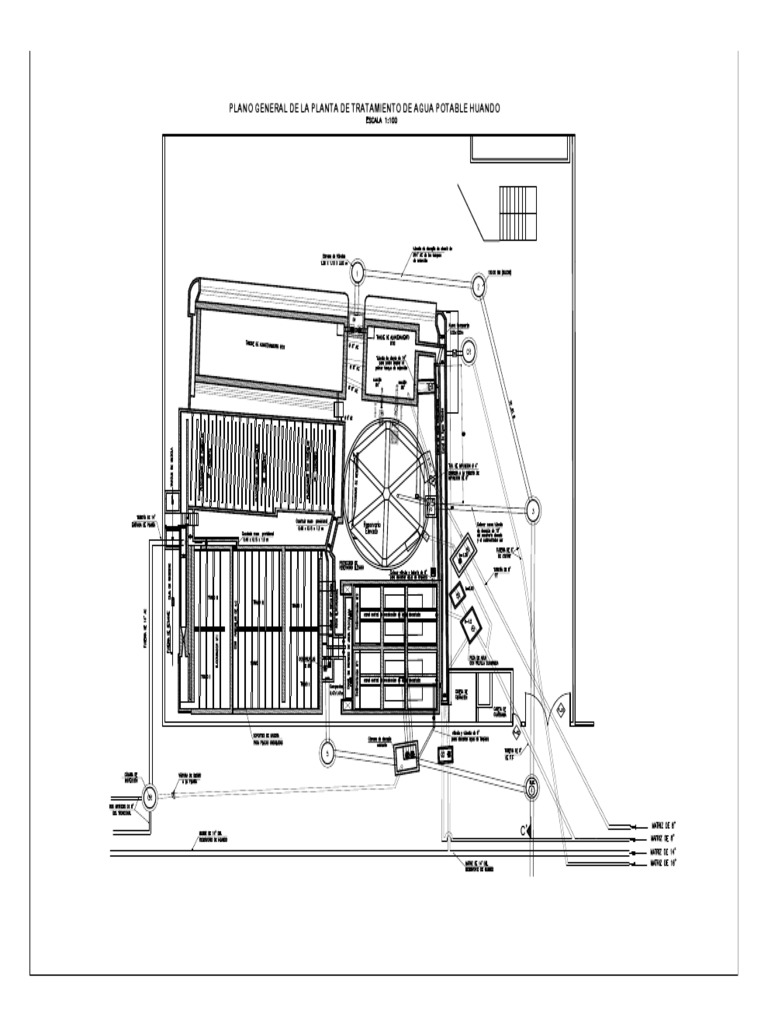 Plano de Planta de Tratamiento de Agua | PDF