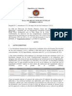 Auto Sala de Seleccion 31 de Mayo de 2021 Notificado 17 de Junio de 2021