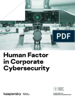Human Factor in Corporate Cybersecurity: Learn More On