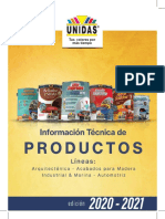 Libro de Productos Unidas 2020