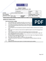 Airport Campus: Final Examination, Spring Semester 2021