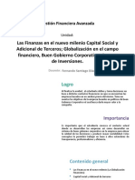 U5 - Las Finanzas en El Nuevo Milenio Capital Social y Adicional de Terceros Globalización en El Campo Financiero, Buen Gobierno Corporativo, Cartera de Inversiones