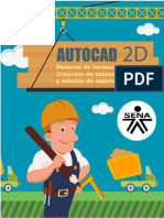Creacion de Textos y Edicion de Objetos Autocad 2d