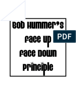 Bob Hummer's Face Up Face Down Principle