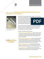 High-Strength Adhesives Are Replacing Mechanical Fasteners For Durable, Low-Cost Bonds