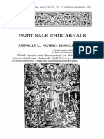 († NESTOR, Arhiepiscop al Craiovei și Mitropolit al Olteniei) Pastorală la Nașterea Domnului (1981)