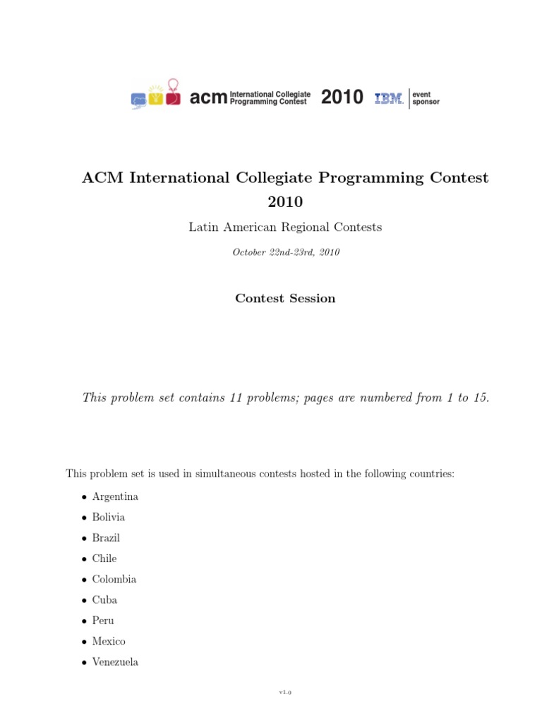 Contest | PDF
