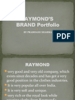 RAYMOND'S BRAND Portfolio