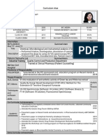 Educat I Onalqual I Fi Cat I Ons: M. Pharm - Quali Tyassurance