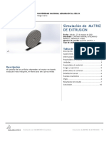 MATRIZ DE EXTRUSION-Análisis Estático 1-1