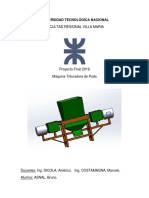 Maquina Trituradora de Poda - Posible Proyecto