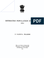 Estimated Population by Castes,: Ivladhy A Pradesh