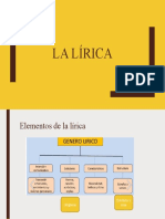 Elementos lírica: estribillo, rima, caligrama