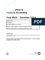 ACCA F3 - Final Mocks - Questions