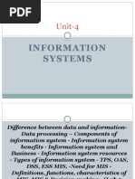 Unit-4: Information Systems