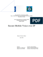Secure Mobile Voice Over IP