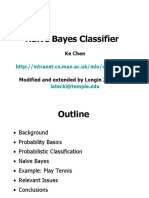 Naïve Bayes Classifier: Ke Chen