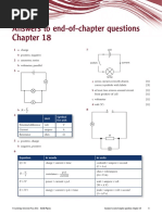 Answers To End-Of-Chapter Questions: A B A B A