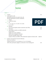 Marking Scheme: Biology Paper 4