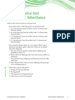 Multiple-Choice Test Chapter 18: Inheritance: 1 A B C D 2 A B C D 3 A B C D