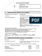 MSDS Nalcool 2000 Esp