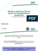 Repair & Certification of Blow Out Preventers in Argentina: Latin American Drilling Safety