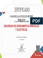 Curso Seguridad en Herramientas Manuales y Eléctricas. - Doc 42982940 - CABANILLAS GUILLEN HENRY HORACIO