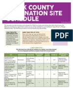 Clark County Vaccination Site Schedule