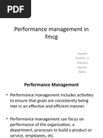 Performance Management in FMCG