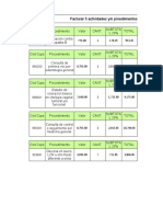 Guía Facturación de Servicios