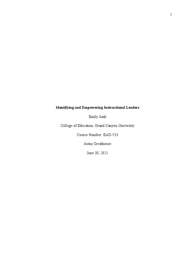 Empowering Teacher Leadership Strategies | PDF | Leadership | Human Nature