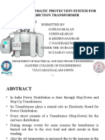 RF Based Automatic Protection System For Distribution Transformer