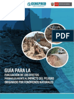 Guía para La Evaluación de Los Efectos Probables Frente Al Impacto Del Peligro Originado Por Fenómenos Naturales