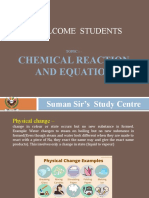 Revision of Chemical Reaction and Equation