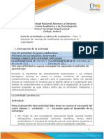 Guía de Actividades y Rúbrica de Evaluación - Unidad 2 - Paso 3 - Selección de Técnicas de Modificación de Conducta en La Organización