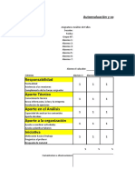 Autoevaluacion y Coevaluación