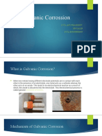 Galvanic Corrossion: by B. Anvitha Reddy 20951A0109 Civil Engineering