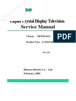 Liquid Crystal Display Television Service Manual: Chassis MST6E16GS
